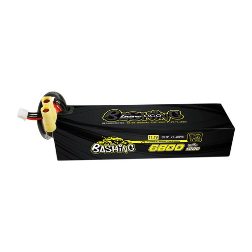 [ GEA68003S12E5 ] Gens ace 6800mAh 11.1V 120C 3S1P Lipo Battery Pack with EC5-Bashing Series