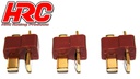 [ HRC9031A ] Connector Ultra T gold connector male (3pcs)
