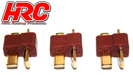 [ HRC9031A ] Connector Ultra T gold connector male (3pcs)