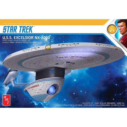 [ AMT1257M/12 ] Star Trek U.S.S. Excelsior NX-2000 1/1000