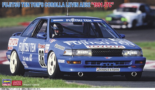 [ HAS20492 ] Hasegawa Fujitsu Ten Tom's Corolla Levin AE92 "1991 JTC" 1/24