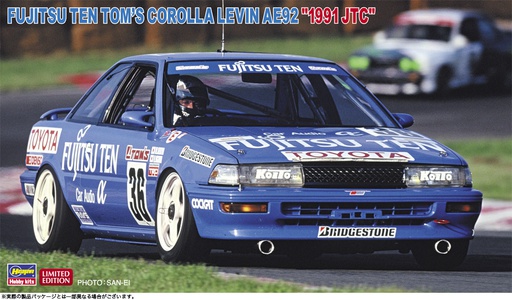 [ HAS20492 ] Hasegawa Fujitsu Ten Tom's Corolla Levin AE92 &quot;1991 JTC&quot; 1/24