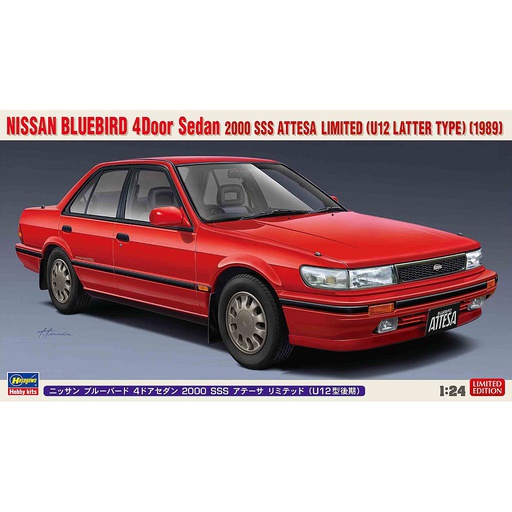 [ HAS20497 ] Hasegawa Nissan Bluebird 4Door Sedan 2000 SSS Attesa Limited (U12 Latter Type) (1989) 1/24