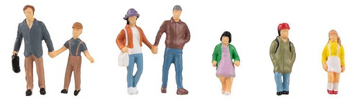 [ FAL151666 ] Faller Ouders met kinderen 1/87 