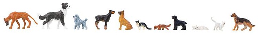 [ FAL151902 ] Faller Honden en katten 1/87 