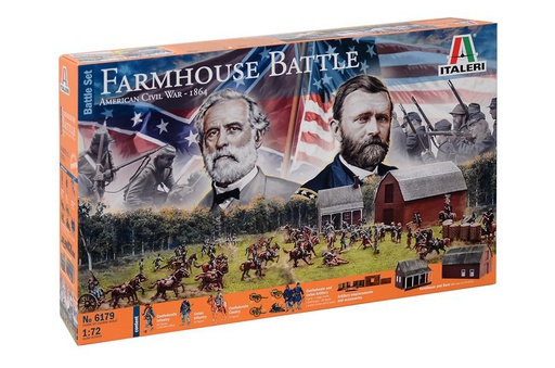 [ ITA-6179S ] Italeri Farmhouse Battle American Civil War - 1864