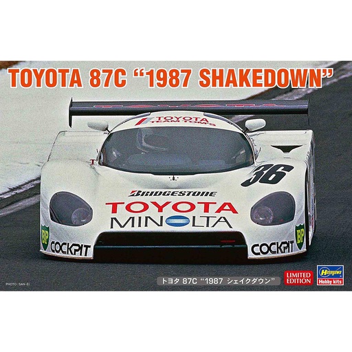 [ HAS20500 ] Hasegawa Toyota 87C &quot;1987 Shakedown&quot; 1/24