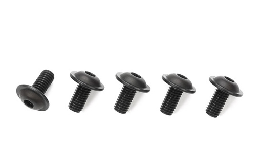 [ T22008 ] Tamiya 3x6mm Steel Flanged Screws (5pcs.)