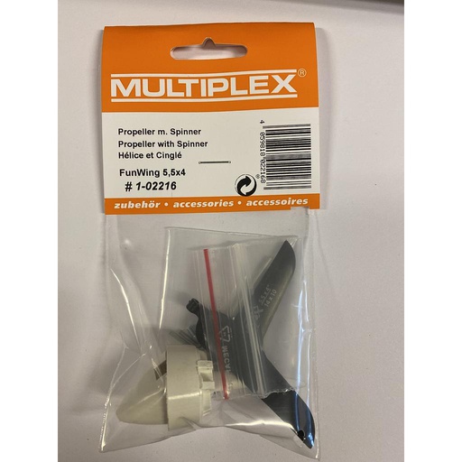 [ MPX1-02216 ] Propeller + Spinner FunWing 5,5x4