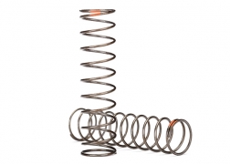 [ TRX-8044 ] Traxxas Springs, shock (natural finish) (GTS) (0.39 rate, orange stripe) (2) - TRX8044