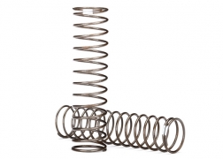 [ TRX-8043 ] Traxxas Springs, shock (natural finish) (GTS) (0.30 rate, white stripe) (2) - TRX8043