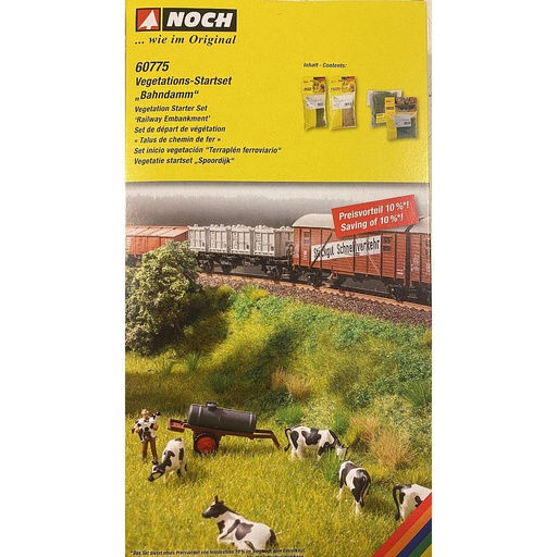 [ NO60775 ] Noch Vegetatie startset "Spoordijk" 