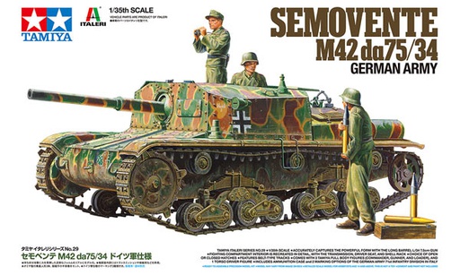 [ T37029 ] Tamiya Semovente M42 da 75/34 - german army 1/35