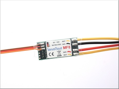 [ SERVONAUT-MF8 ] MF8 Mini-Snelheidsregelaar 8A/4kHz