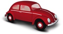[ BUSCH52901 ] VW kever 1952 (red) 1/87