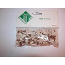 [ A5005 ] Aedes 50050 easy mozaiek donker bruin 5x5mm 350st 