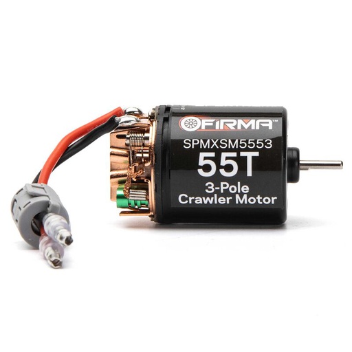 [ SPMXSM5553 ] Firma 55T Rebuildable 3 Pole Brushed Crawler Motor