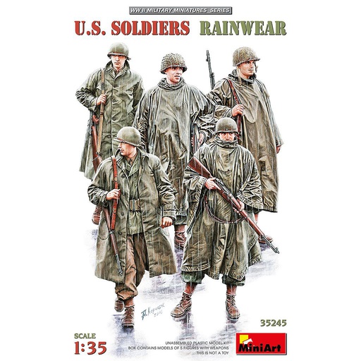 [ MINIART35245 ] Miniart U.S. Soldiers Rainwear