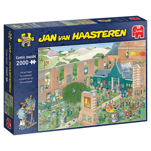 [ JUMBO20023 ] Jan van Haasteren De Kunstmarkt - 2000 stukjes