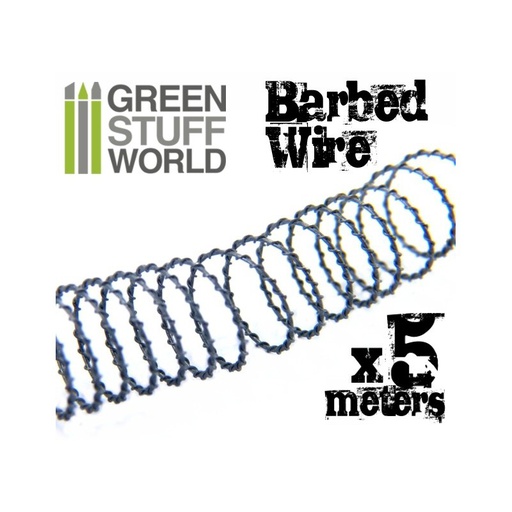 [ GSW11030 ] Green Stuff World Barbed Wire 5m (Scale 1/65 - 1/72) (20mm)