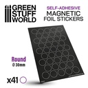 [ GSW10862 ] Green Stuff World Self-Adhesive Magnetic Base Round 30 mm
