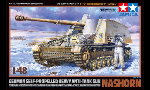 [ T32600 ] Tamiya Nashorn  German self-propelled heavy anti-tank gun 1/48