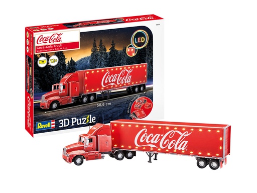 [ RE00152 ] Revell 3D puzzle coca-cola truck
