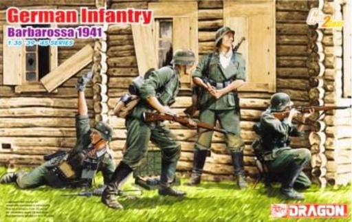 [ DRA6580 ] Dragon German Infantry Barbarossa 1941 1/35