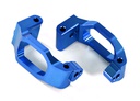 [ TRX-8932X ] Traxxas Caster blocks (c-hubs), 6061-T6 aluminum (blue-anodized), left & right/ 4x22mm pin (4)/ 3x6mm BCS (4)/ retainers (4) - TRX8932X
