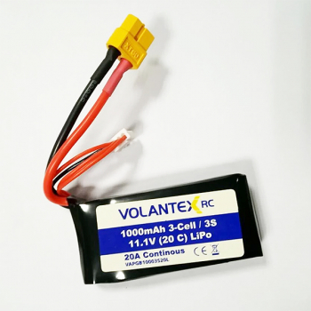 [ CMLV-PB3109 ] VOLANTEX 11.1V-1000MAH-LIPO-XT 60 PLUG 797-3BL;747-1BL