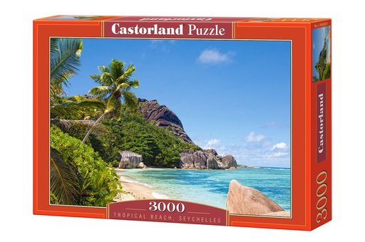 [ CASTOR300228 ] Castorland TROPICAL BEACH, SEYCHELLES 3000 stukjes