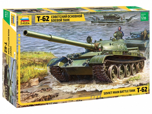 [ ZVE3622 ] Zvezda Soviet main battle tank T-62  1/35