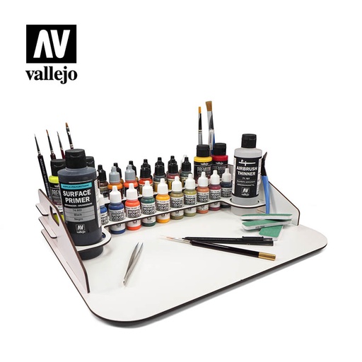 [ VAL26011 ] Vallejo Paint display and work station 40 x 30 cm