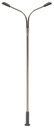 [ FAL180201 ] Faller LED-straatverlichting, zweeplicht, dubbele cantilever