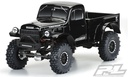 [ PR3499-18 ] Proline 1946 Dodge Power Wagon Tough-Color (Black) Body for 12.3" (313mm) Wheelbase Scale Crawlers