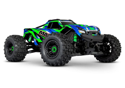 [ TRX-89086-4GRN ] Traxxas Wide Maxx 1/10 Scale 4WD Brushless Electric Monster Truck, VXL-4S, TQi - GREEN - TRX89086-4GRN