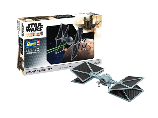 [ RE06782 ] Outland Tie Fighter Star Wars The Mandalorian 1/65