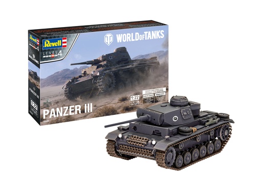 [ RE03501 ] Revell PzKpfw III Ausf. L &quot;World of Tanks&quot;  1/72
