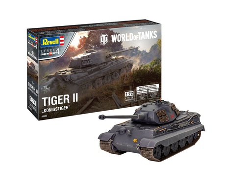[ RE03503 ] Revell Tiger II Ausf. B &quot;Königstiger&quot; &quot;World of Tanks&quot;  1/72