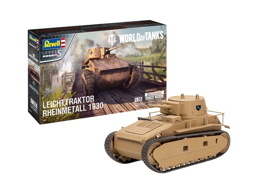 [ RE03506 ] Revell Leichttraktor Rheinmetall 1930 "World of Tanks"  1/35