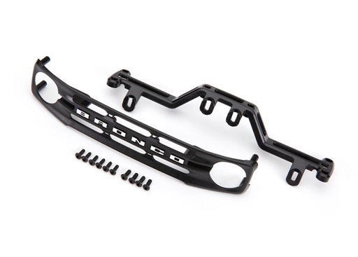 [ TRX-9220 ] Traxxas  Grille, Ford Bronco (2021)/ grille mount/ 2.6x8 BCS (8)/ 3x8 BCS (4)/ 1.6x7 BCS (self-tapping) (4) (fits #9211 body) - TRX9220