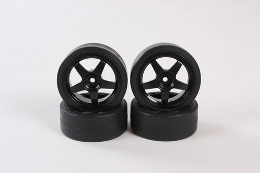 [ T9400564 ] Tamiya drift tire &amp; wheel 4pcs