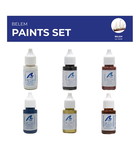 [ AL277PACK2 ]  Artesania Latina paint set voor BELEM