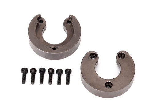 [ TRX-8267 ] Traxxas  Weight, portal housing, brass (34 grams) (2)/ 2.5x8 CS (6) (requires #8251X, 8251R, 8251A, or 8251G outer portal housing) - TRX8267