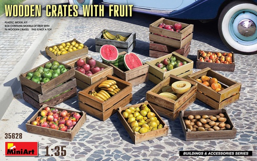 [ MINIART35628 ] Miniart wooden crates with fruit 1/35