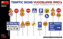 [ MINIART35643 ] Traffic Signs Yugoslavia 1990's 1/35