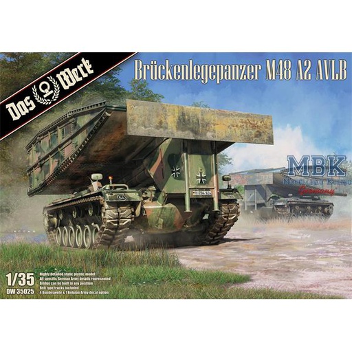 [ DW35025 ] Das werk Brückenlegepanzer M48A2 AVLB  1/35