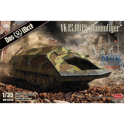 [ DW35018 ] Das werk VK45.01(P) "Rammtiger"  1/35