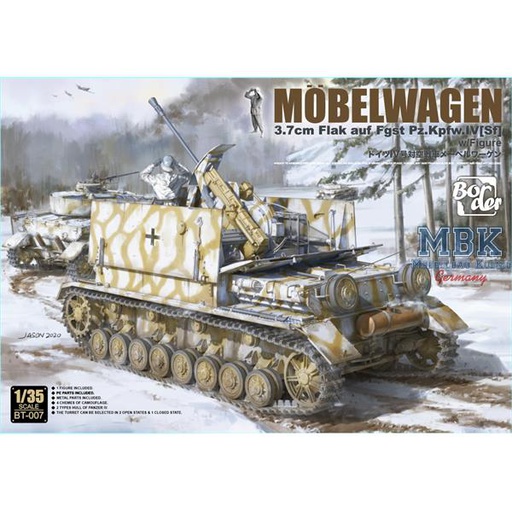 [ BORDERBT-007 ] Border model "Möbelwagen" 3.7cm Flak auf Fgst. Pz.Kpfw. IV (Sf)  1/35