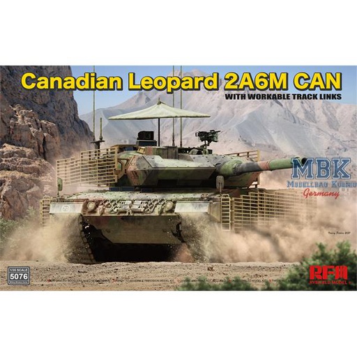 [ RFM5076 ] Ryefield model Canadian Leopard 2A6M CAN w/workable track links  1/35